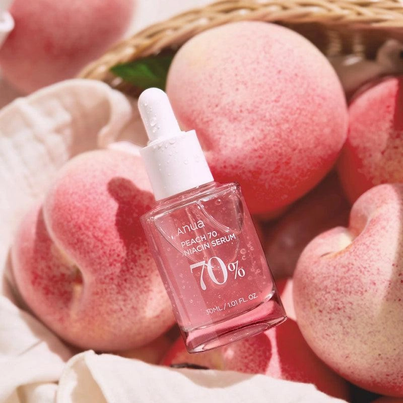 Luminous Peach Infusion Serum with 70% Niacinamide for Radiant Skin | Anua