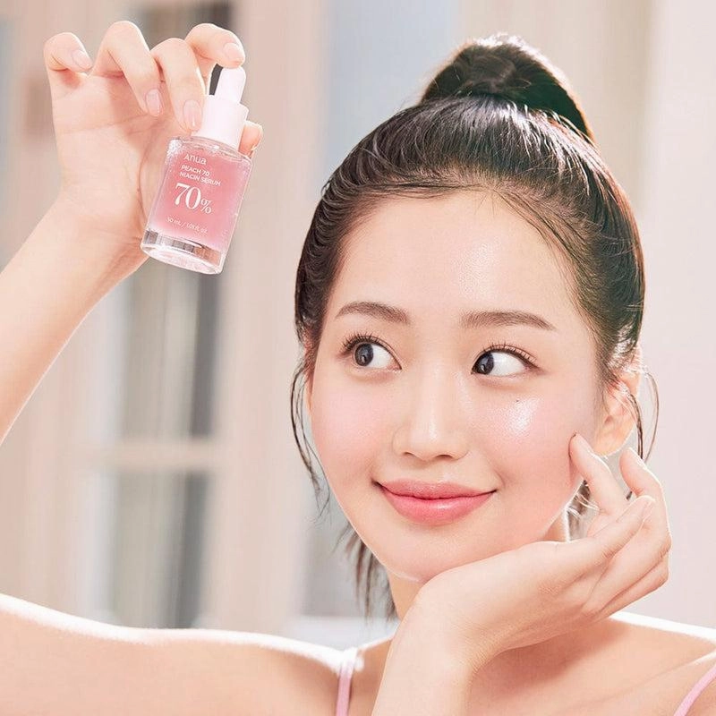 Luminous Peach Infusion Serum with 70% Niacinamide for Radiant Skin | Anua