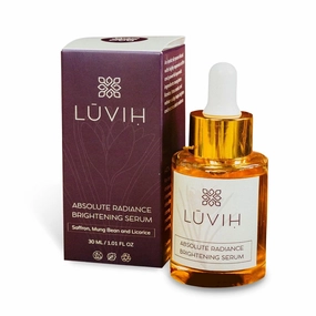 LUVIH - Absolute Radiance Brightening Serum, Nourishing Face Oil Serums for Women & Men, Dark Spot Serum with Ayurvedic Herbs, Addresses Dullness While Helping Shield Against Sun Damage, 30 mL
