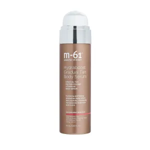 M-61 Hydraboost Gradual Tan Body Serum - Hydrating and firming gradual tan body serum with peptides, vitamin B5, red seaweed, hyaluronic acid & aloe