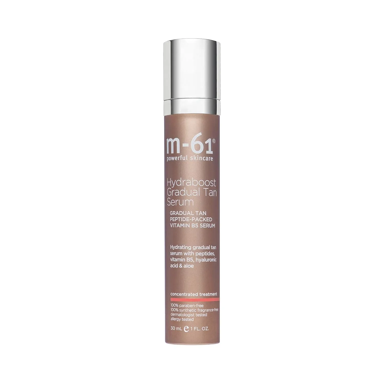 M-61 Hydraboost Gradual Tan Serum - Hydrating gradual tan serum with peptides, vitamin B5, hyaluronic acid & aloe. - gluten free, vegan