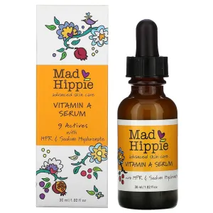Mad Hippie Super A Retinol Serum for Face – Potent Skin Repair & Anti-Aging Serum with 3 Retinoids, Bakuchiol   Hydrating Hyaluronic Acid, 1.02 Oz