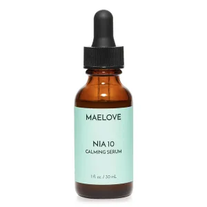 MAELOVE NIA 10 Niacinamide Serum, Calming Face Serum for Strengthening Skin Barrier, Hydration & Pore Refinement, Suitable for Sensitive, Dry, Acne-Prone Skin, Vegan, Cruelty-Free, USA Made