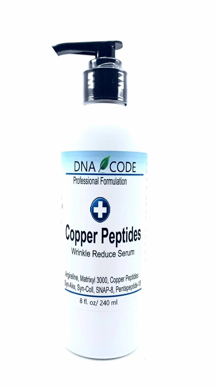 Magic Firming Serum-Copper Peptides Daily Firming Serum w/Argireline, Matrixyl 3000, SNAP-8, Pentapeptide-18 (Leuphasyl), SYN-AKE,Syn-Coll, Syn-Tacks (8 oz)