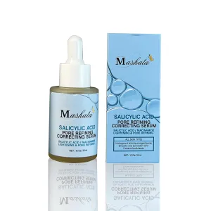 Mashata Salicylic Acid Pore Refining Correcting Serum - 1 Fl Oz | Salicylic Acid Serum With Niacinamide Oil Control & Pore Remover | Best Salicylic Acid Product For Acne Treatment.