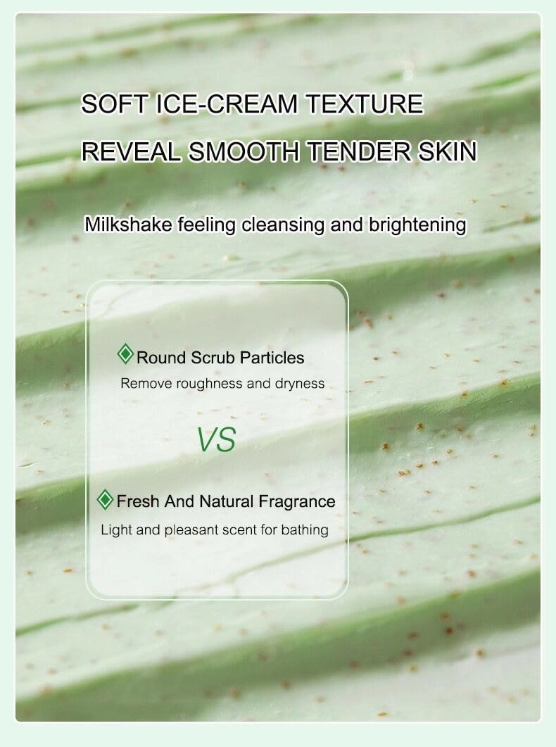 Mashata Avocado Oil & Lactic Acid Facial Scrub For Skin Care - 300 Grams | Facial Skin Care Product Used As Face Scrub For Glowing Skin
