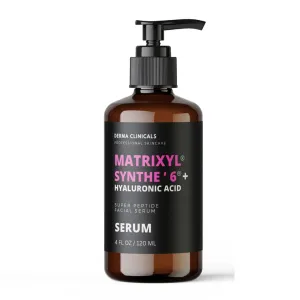 Matrixyl Synthe'6 Serum   Hyaluronic Acid, Anti-Aging, Hydrating facial Serum, Produce Collagen, Anti-Wrinkle, Fine Lines, Firming Serum - 4oz