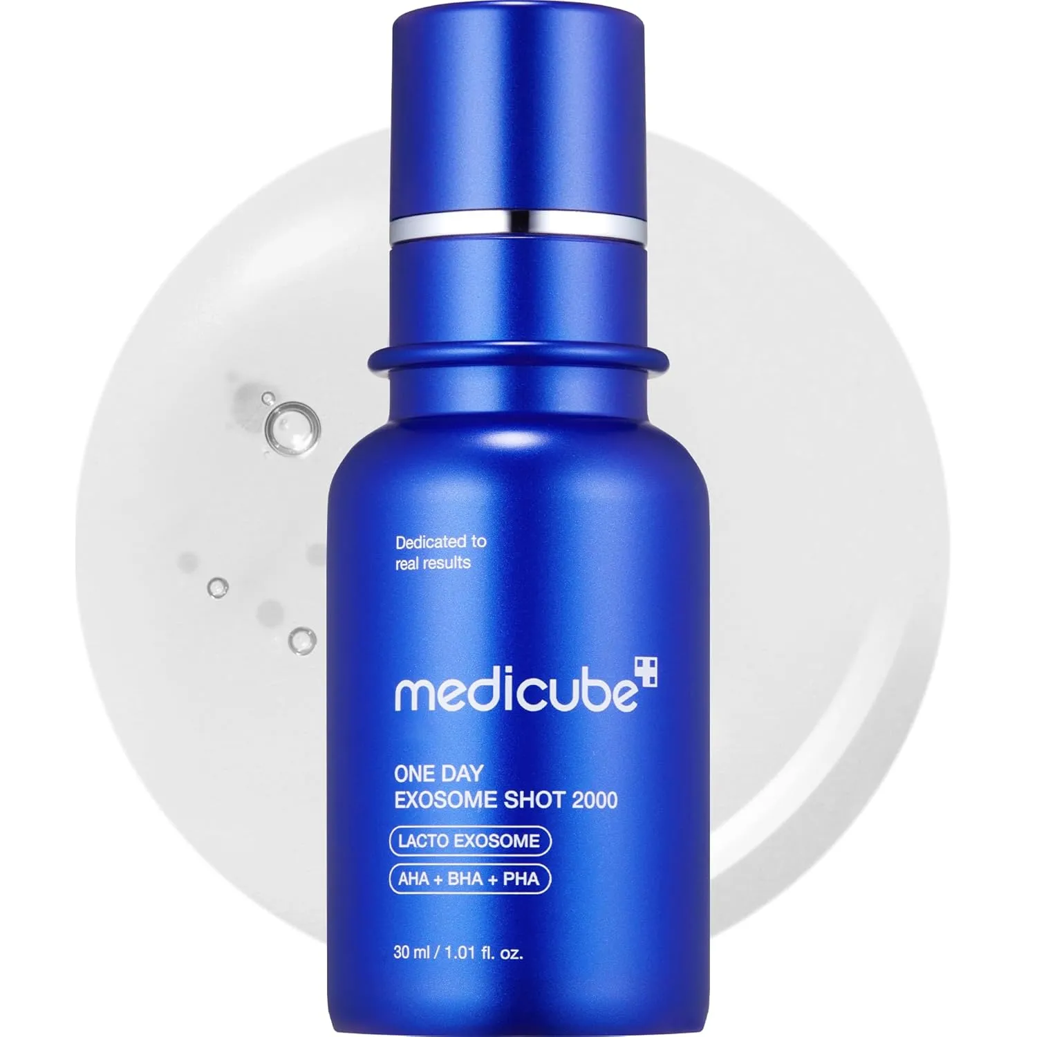 medicube Zero Exosome Shot 2,000 PPM Spicule Facial Serum | Liquid Skin Booster Serum | Exosome, AHA BHA PHA | Pore Care, Dead Skin Cells, Skin Texture | Korean Skin Care 1.01 fl.oz