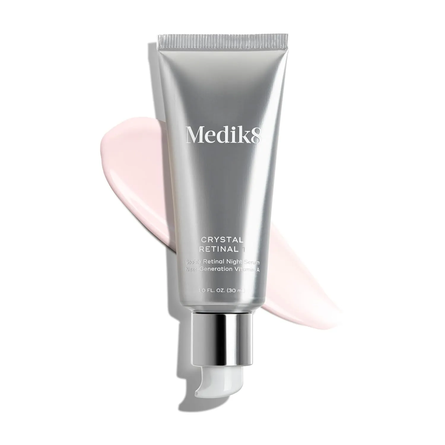 Medik8 Crystal Retinal 1 - Brightening, Firming, Advanced Skin Retinaldehyde Serum - Smooths Wrinkles - Hyaluronic Acid, Glycerin, Vitamin E - 1 oz