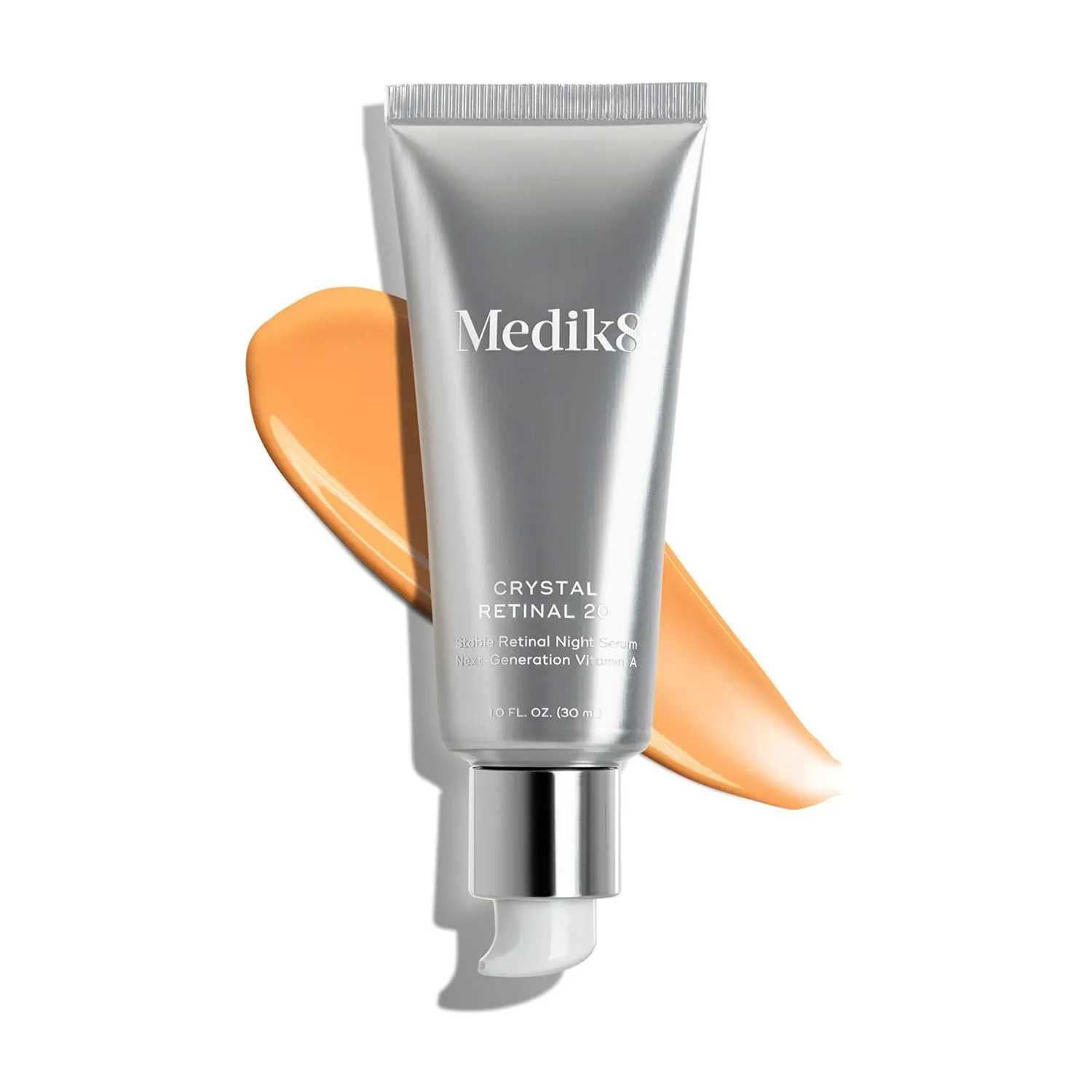 Medik8 Crystal Retinal 20 - Firming Skin Regenerating Retinaldehyde Serum - Smoothing Wrinkle Repair Recipe - With Hyaluronic Acid, Vitamin E - 1 oz