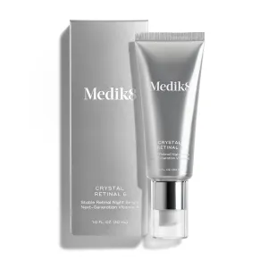 Medik8 Crystal Retinal 6 - Brightening, Firming, Advanced Skin Retinaldehyde Serum - Smooths Wrinkles - Hyaluronic Acid, Glycerin, Vitamin E - 1 oz