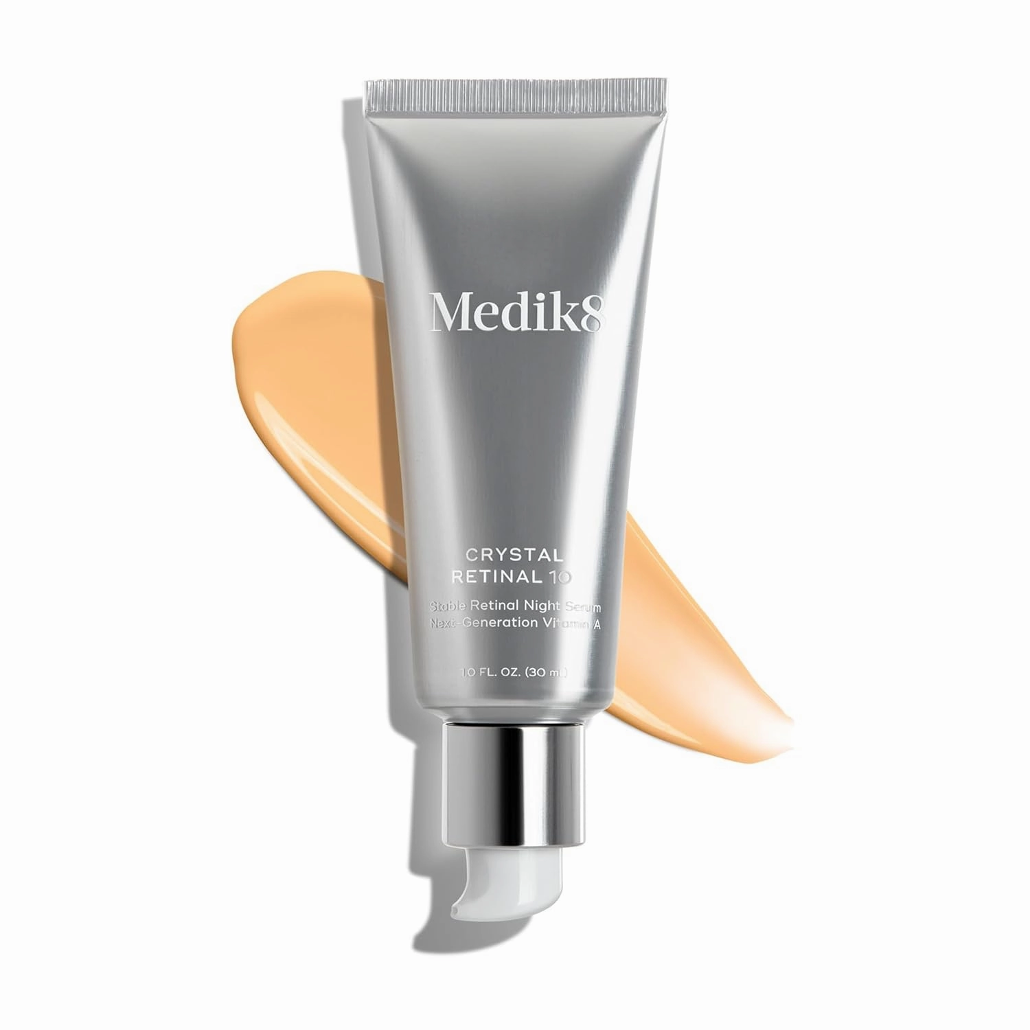 Medik8 Crystal Retinal 10 - Brightening, Firming, Advanced Skin Retinaldehyde Serum - Smooths Wrinkles - Hyaluronic Acid, Glycerin, Vitamin E - 1 oz