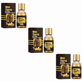 Men Bee Venom Chest Muscles Oil, Men's Chest Shaping and Firming Oil, Enhances Contours and Radiance, Strengthen The Chest Muscles (3)