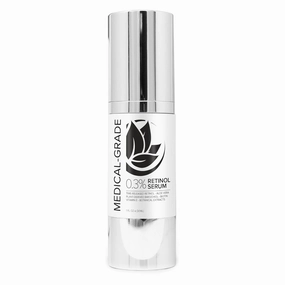 Microderm GLO - Age Defying 0.3% Retinol Serum, Anti-Aging Dark Spot Remover for Face, Fine Lines & Wrinkle Pore Minimizer, with Vitamin E & Natural Botanicals, 1 Oz Bottle