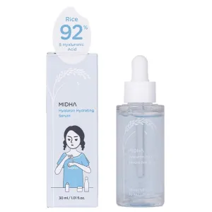 MIDHA Hyaluron Hydrating Serum, Deep & instant moisturizing, 8 layer hyaluronic acid contained, quick hydrating serum, vegan