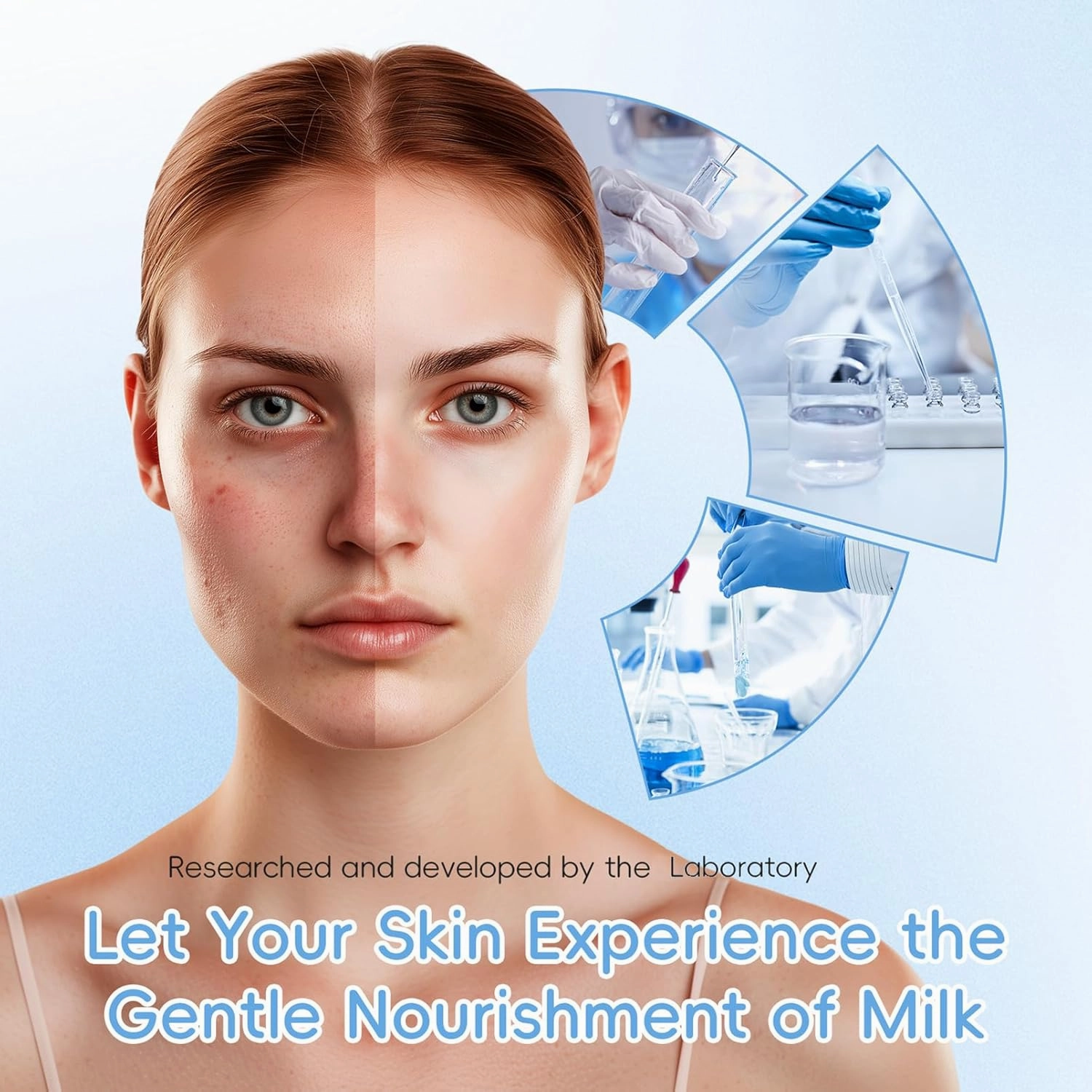 Milk Skincare Sets for Teen Girls,10IN1 Skin Care for Teens 10-12,Milk Skin Care Routine Kit for Women,Girls 10-12,Teen Skin Care Kit,Mother Day Gifts,Moisturizing & Gentle (One Size, Milk StyleB)