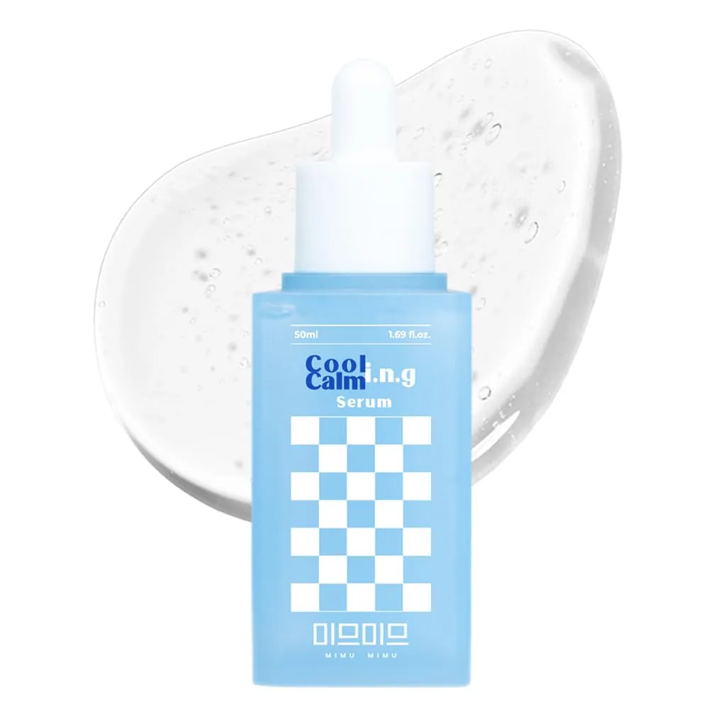 MIMUMIMU Cooling Calming i.n.g Hydration Serum｜Fast-Absorbing, Long-Lasting Moisturizer with Cooling Sensation, Trouble Care, Silky Texture, Clean Beauty, EWG Green (50ml / 1.69fl.oz.)