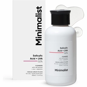 Minimalist 2% Salicylic Acid Serum For Oily Skin | Helps With Open Pores, Breakouts, Blackheads & Bumpy Texture | BHA Based Exfoliant for Oily Skin | 30ml