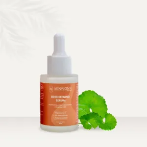MIN.SKINN. Korean Brightening Face.Serum 30ml | REDUCE Dark SPOT Vitamin C Serum with Niacinamide, Hyaluronic Acid & Alpha Arbutin, Best Face.Serum for Women & Glowing Skin