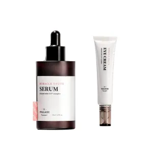 Miracle Youth Line Bundle, Retinol Skinline with Serum and Eye Cream