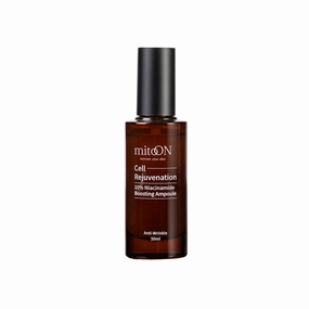 Mito-on Cell Rejuvenation Anti-Aging Serum, 50ml / 1.69 fl.oz –10% Niacinamide, Vitamin B3 and Antioxidants, Centella   EGF for Anti-Aging, Wrinkle Reduction, Pore minimization, Korean Skin Care