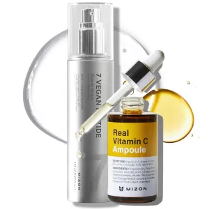 MIZON 7 Vegan Peptide Booster Serum   Real Vitamin C Ampoule