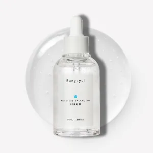 Moisture Balancing Serum - Hydrating & Soothing with Hyaluronic Acid and PHA, Botanical Moisturizer for Sensitive Skin, pH Balanced for Glass Skin, Korean Skincare (1.69fl oz)