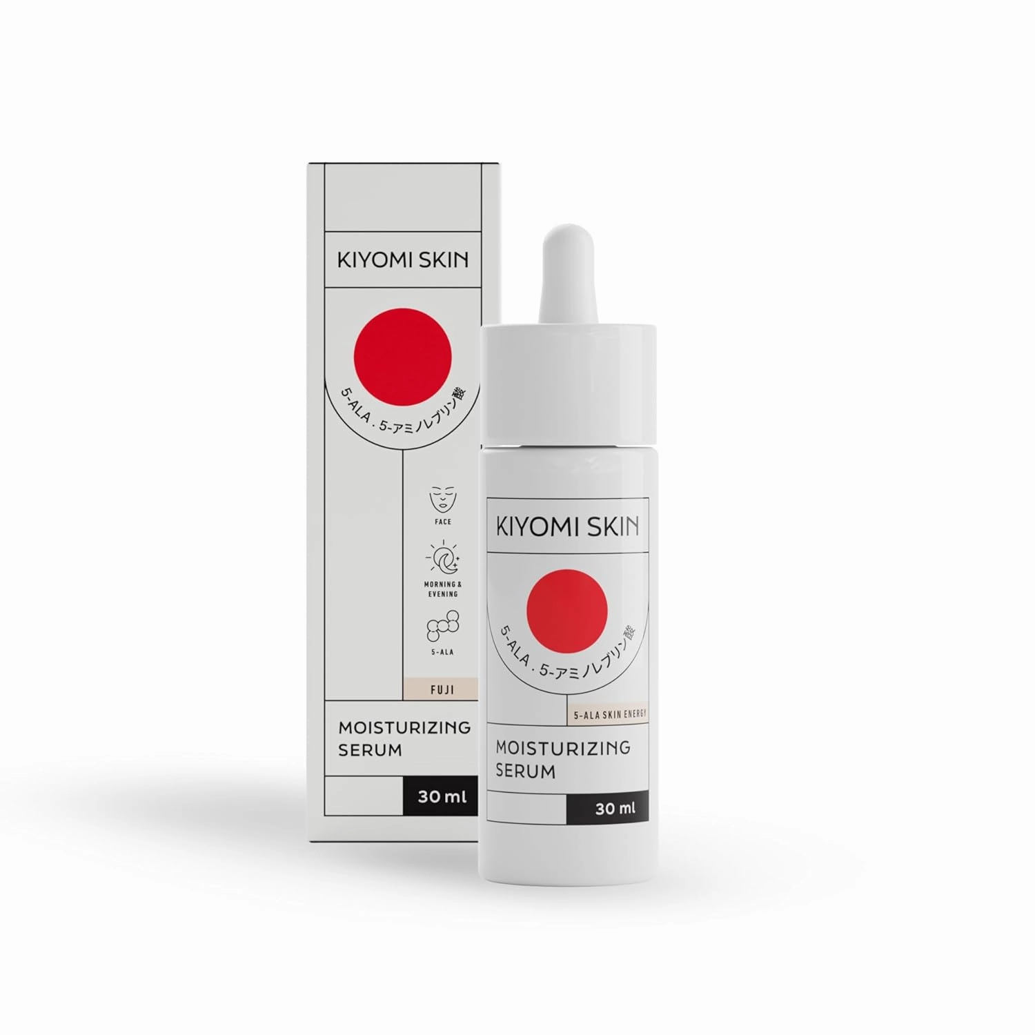 Moisturizing Serum with Hyaluronic Acid and 5-ALA for Dry Skin Facial Serum Moisturizer