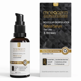 Molecular Encapsulation Retinol Serum with Hyaluronic Acid Vitamin C Ceramides Squalane & Plant Stem Cells – Anti-Aging Night Serum for Fine Lines Wrinkles Dark Spots – Hydrating & Brightening Formula