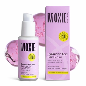 Moxie Beauty Hyaluronic Acid Hair Serum | Deep Hydration & Frizz Control | Lightweight & Non-Greasy | Smooth, Silky & Healthy Hair | 50ml