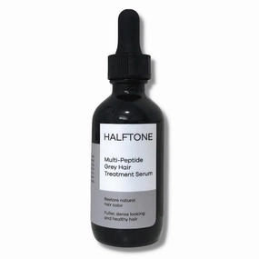 Multi-Peptide Grey Hair Treatment Serum | With Silverfree, Greyverse, Capixyl Peptides | Anti Grey Hair Regrowth, Recover Natural Color Pigment, Scalp Health | Vegan, Scent-Free, Oil-Free
