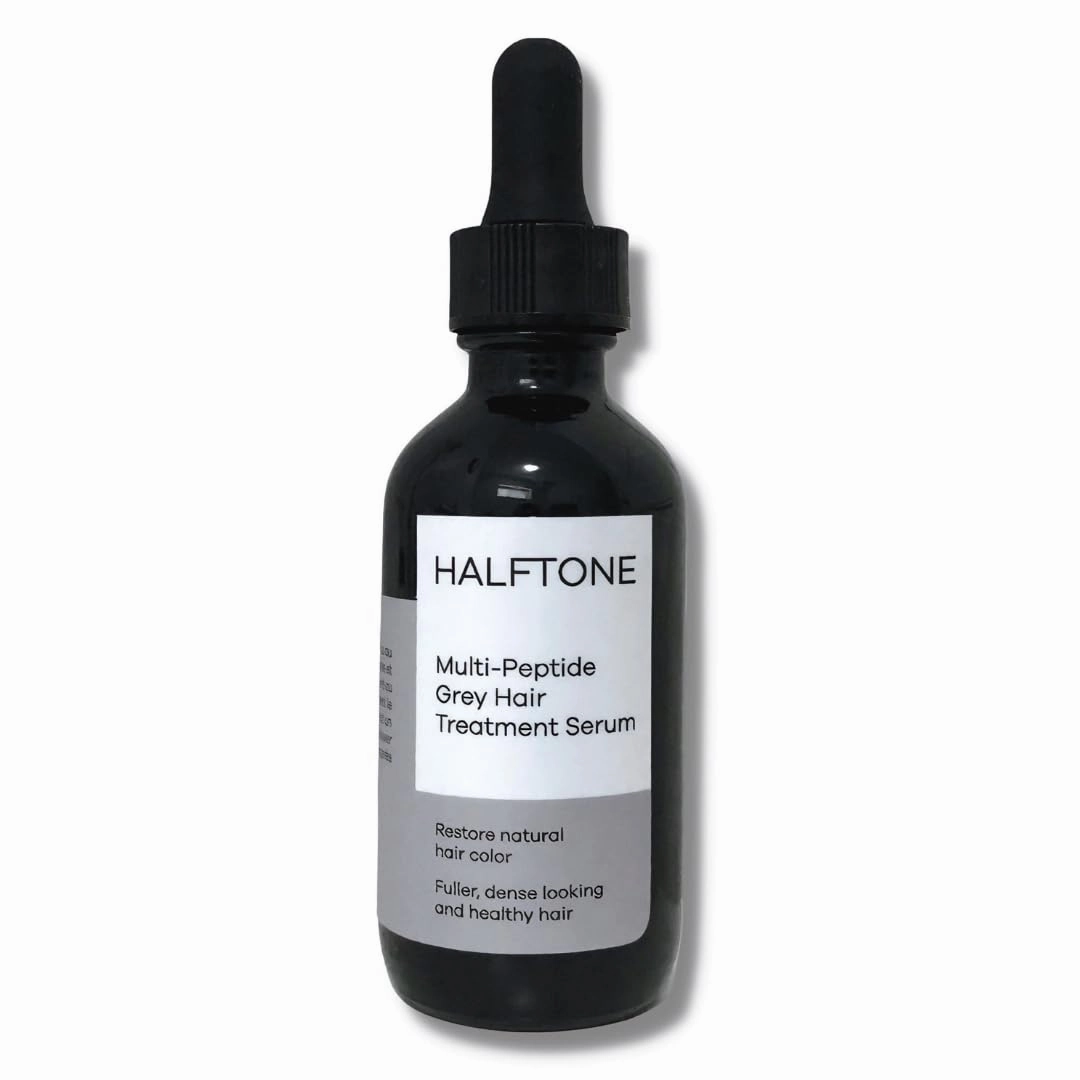 Multi-Peptide Grey Hair Treatment Serum | With Silverfree, Greyverse, Capixyl Peptides | Anti Grey Hair Regrowth, Recover Natural Color Pigment, Scalp Health | Vegan, Scent-Free, Oil-Free