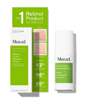 Murad Retinol Youth Renewal Serum - Fast-Acting Retinol Treatment with Swertia & Hyaluronic Acid for Visible Anti-Aging Results - Tri-active Technology Gently Reduces Wrinkles & Firms Skin