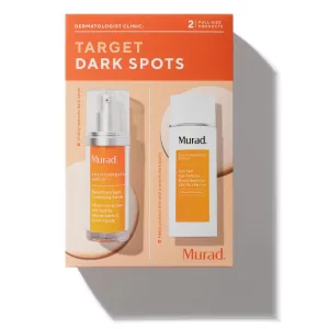 Murad Target Dark Spots (2-Piece Value Set) - Rapid Dark Spot Correcting Serum 1.0Fl Oz, City Skin SPF 50 1.7Fl Oz - Skin Brightening Regimen to Target Dark Spots and Brighten Skin Tone