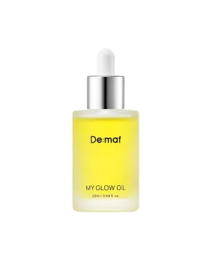 My Glow Oil – 100% Natural Face Oil for Sensitive & Oily Skin, Hydrating & Non-Comedogenic with Jojoba, Macadamia & Vitamin E – Lightweight Facial Oil for Dry Skin