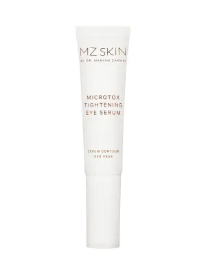 MZ SKIN Microtox Tightening Eye Serum 0.5 fl oz - Peptide Roll-On Treatment with Sichuan Pepper, Tranexamic Acid & Hyaluronic Acid, Perfect For Anti-Aging, Wrinkles, Fine Lines & Dark Circles