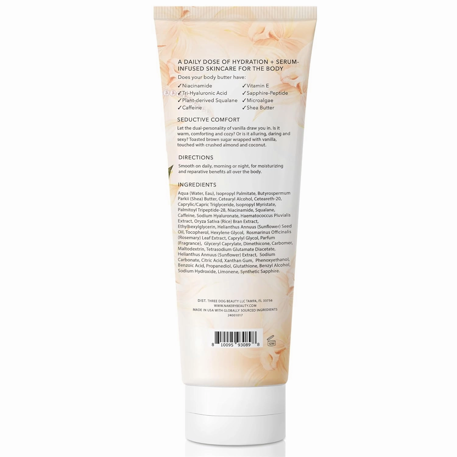 Nakery Neck Creams for Tightening & Firming Skin - Tightening Cream for Body & Face - Neck Firming Cream for Aging Skin - Neck Tightening Cream & Body Cream for Extremely Dry Skin - Seductive Comfort