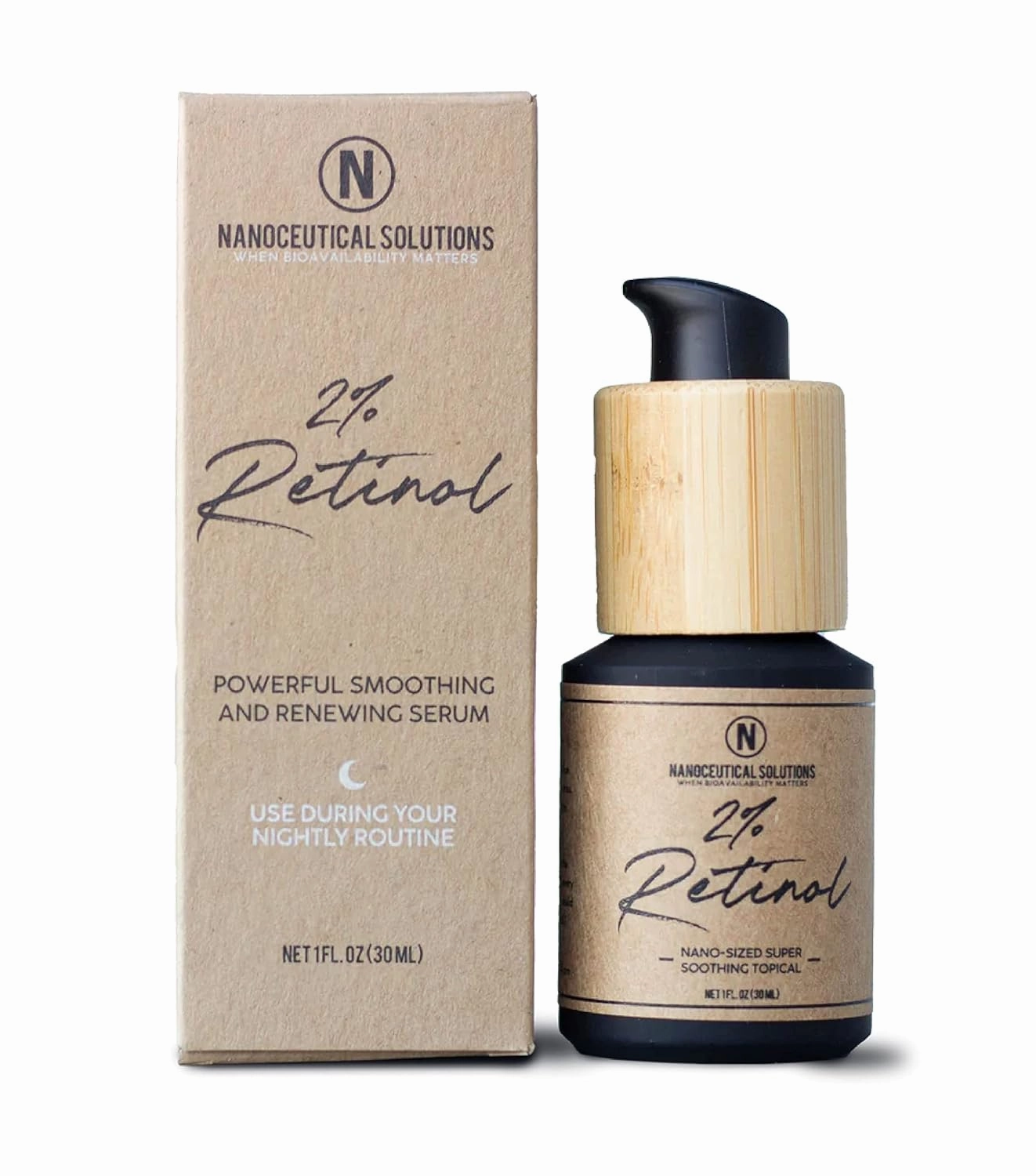 NANO RETINOL 2% is a potent serum which penetrates deep into skin to provide collagen-boosting and wrinkle-reducing properties. ✦ Cruelty-free ✦ Paraben-free ✦ Dye-free ✦ Vegan-friendly