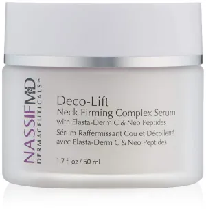 NassifMD Deco-Lift Neck Firming Cream and Tightening Complex Serum, Neck Tightening Cream for Neck Firming, Neck Wrinkle Cream for Saggy Neck, Neck Firming Cream Tightening Sagging Skin