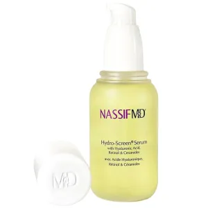 NassifMD Hydro-Screen Hydrating Serum with Hyaluronic Acid & Ceramides – Lightweight, Fast-Absorbing Formula for Smooth, Plump, Moisturized Skin – Ideal for Dry or Sensitive Skin