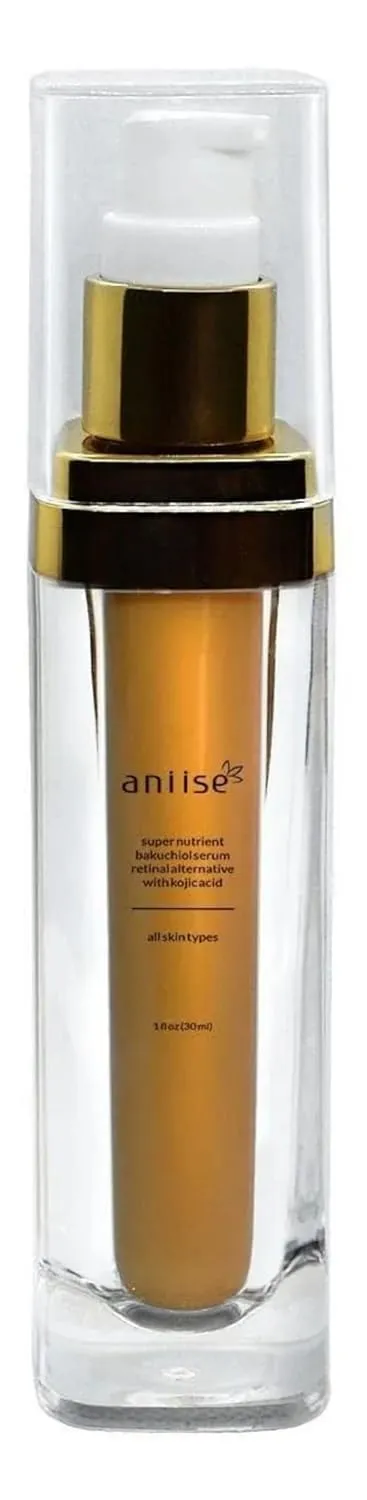 Natural Bakuchiol Serum with Avocado & Chamomile, Plant-Based Skincare Alternative, Hydrating & Nourishing Face Serum, 1 oz