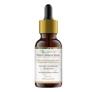 Natural Face Serum – Vitamin C from Kakadu Plum & Camu Camu – Lightweight Hydrating Serum for Glowing Skin – For Women & Men – All Skin Types – 1 fl oz