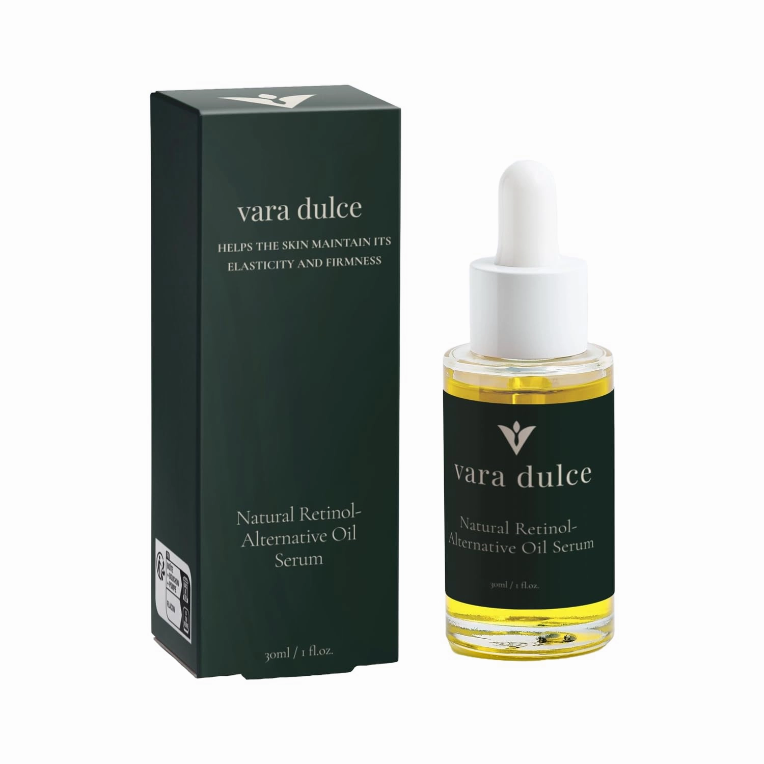 Natural Retinol-Alternative Oil Serum | Bakuchiol & Rosehip for Fine Lines & Firmness