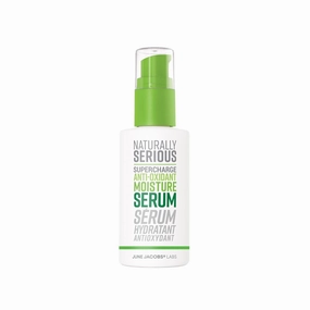 Naturally Serious | Supercharge Anti-Oxidant Moisture Hydrating Serum With Hyaluronic Acid, Face Serum For Dry Skin, Vegan Skincare, Cruelty-Free Skincare