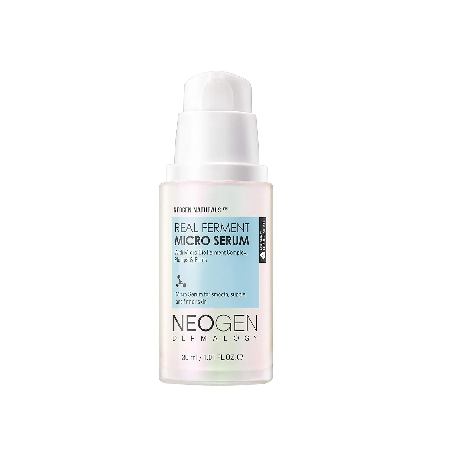 NEOGEN DERMALOGY Real Ferment Micro Serum 1.01 Fl Oz (30 ml) - Facial Serum with Naturally Fermented ingredients (Rice) & Hyaluronic Acid for Hydrated and Healthy skin - Korean Skin Care