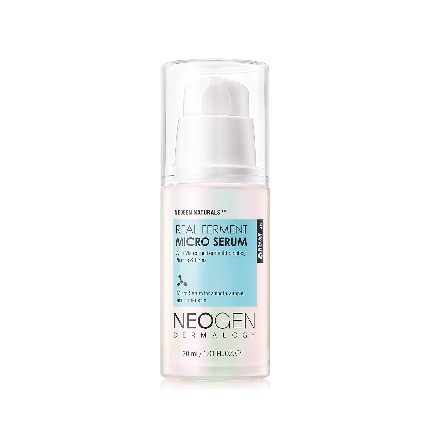 NEOGEN DERMALOGY Real Ferment Micro Serum 1.01 Fl Oz (30 ml) - Facial Serum with Naturally Fermented ingredients (Rice) & Hyaluronic Acid for Hydrated and Healthy skin - Korean Skin Care