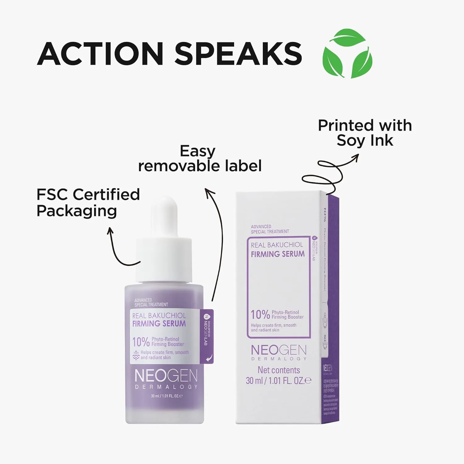 Neogen Dermalogy Real Serum Collection - Niacinamide, Vitamin C, Retinol, Bakuchiol, Panthenol, Peptide to combat acne, pigmentation, wrinkles, dry skin, dullness - Korean Skin Care