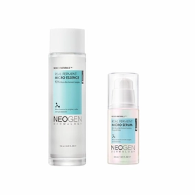 NEOGEN DERMALOGY Real Ferment Micro Collection - with Naturally Fermented ingredients (Rice) & Hyaluronic Acid for Hydrated(Micro Essence   Micro Serum Set)