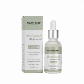 Neutriherbs 5% Niacinamide Serum for Face the Ordinary   HA,Effectively Work to Control Excess Facial Oil, Minimize the Pores and Prevent Breakouts, Best Niacinamide Serum For Oily Skin