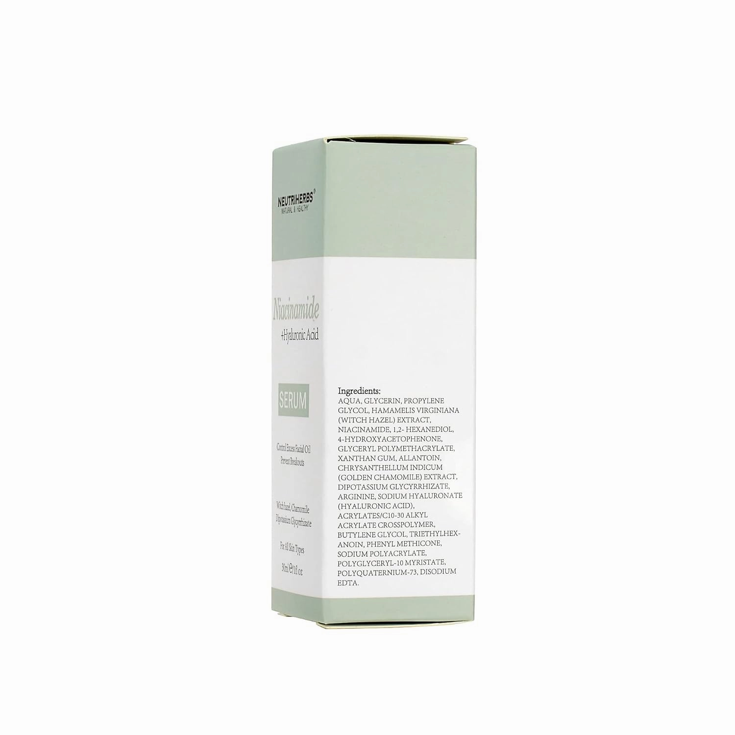 Neutriherbs 5% Niacinamide Serum for Face the Ordinary   HA,Effectively Work to Control Excess Facial Oil, Minimize the Pores and Prevent Breakouts, Best Niacinamide Serum For Oily Skin